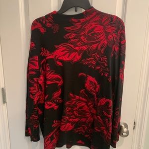 Chico's Baroque Print Mock Turtleneck Sweater NWT!